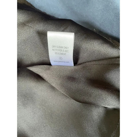 Parker Carmindy Floral Velvet Burnout Dress Black Red Women’s Size Small - Picture 6 of 8